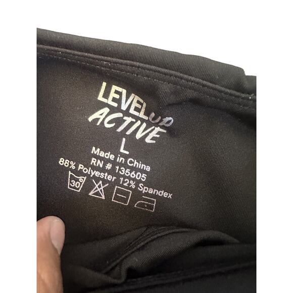 Level Up Active - Women’s black leggings breathable & sculpt Size Large - Picture 6 of 6